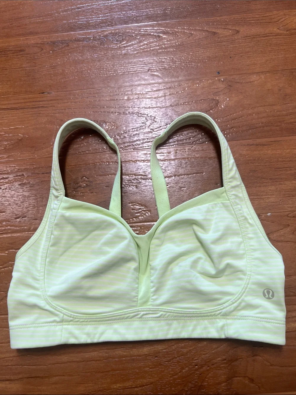lululemon athletica Light Green Strappy Sports Bra